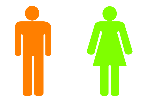 Toilet Signs clip art - vector clip art online, royalty free ...