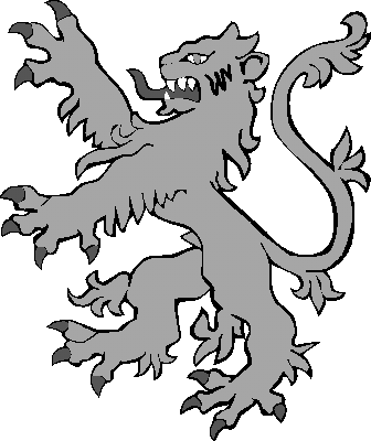 Free Heraldry Clipart - Heraldic clipart lion3