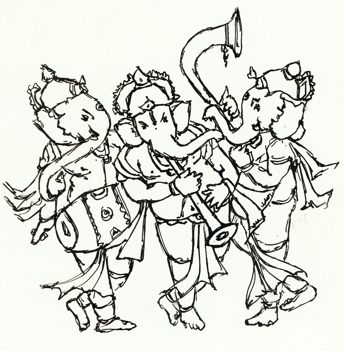 Ganesha Sketches