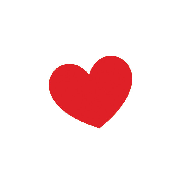 Tattly™ Designy Temporary Tattoos. — Classic Red Heart