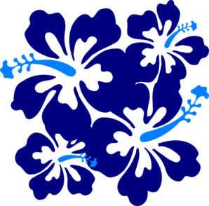 Blue Hibiscus Flower Clipart - ClipArt Best