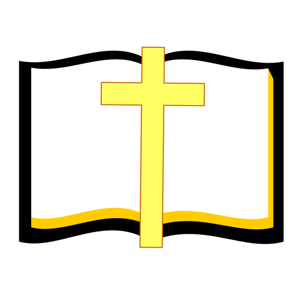 Cross and Bible Clip Art Image - Free Clipart Images