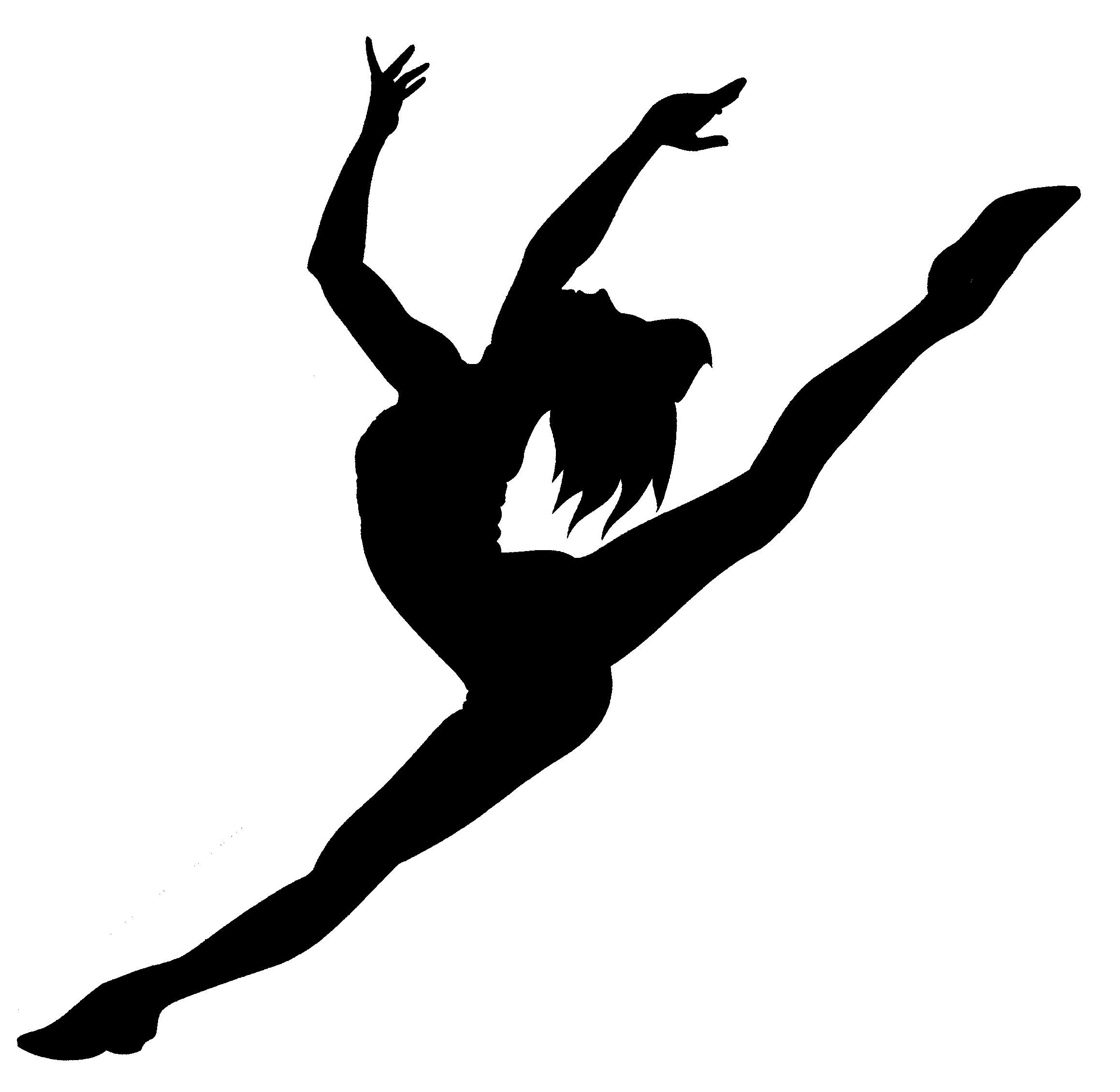 Hip Hop Dancer Black And White - Free Clipart Images