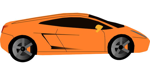 CAR, CARTOON, ORANGE, TRANSPORTATION, SPORTS, CARS - Public Domain ...