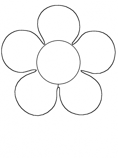 Flowers For > Simple Rose Coloring Pages
