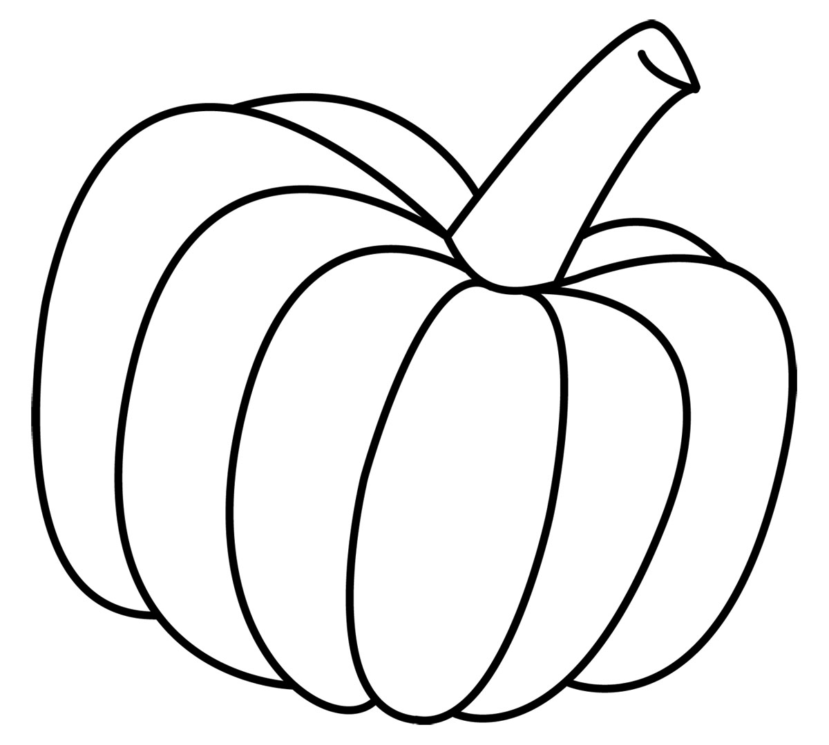 Pumpkin Line Drawing