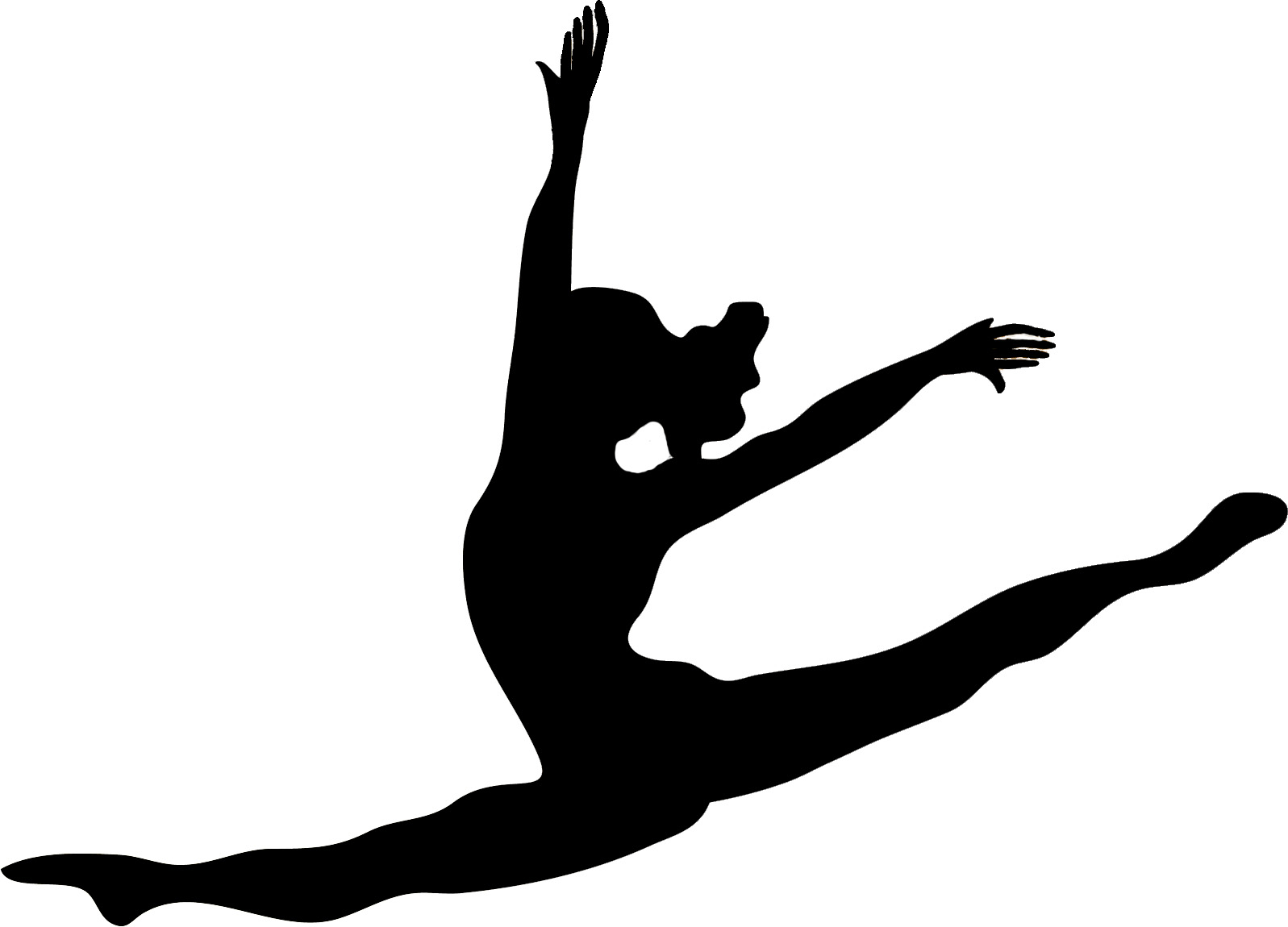 Dancer Clipart Silhouette Leap - Free Clipart Images