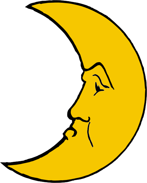 Crescent Moon Cartoon
