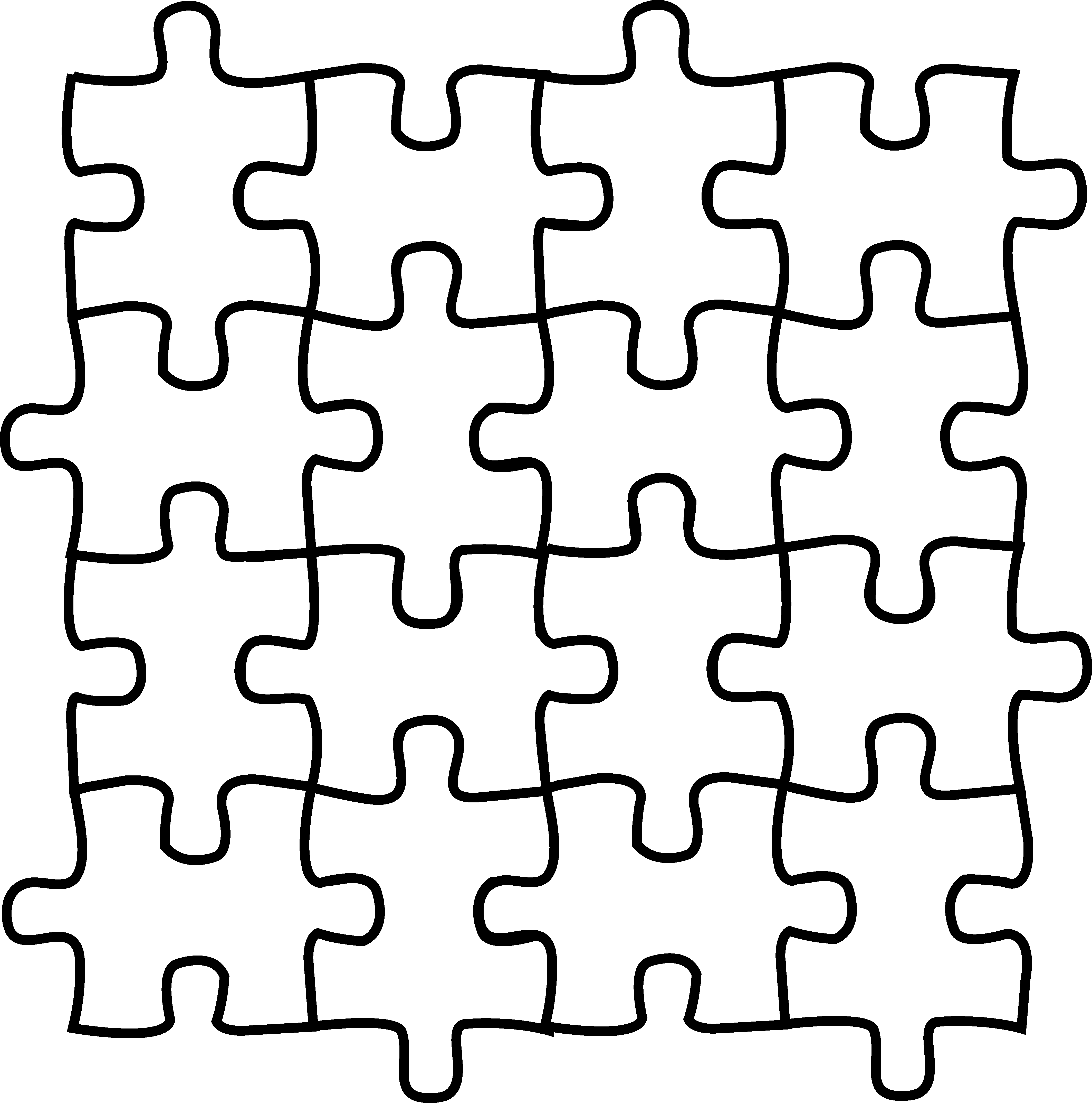 Puzzle Center Clip Art Clip Art Of A White Man | Courseimage