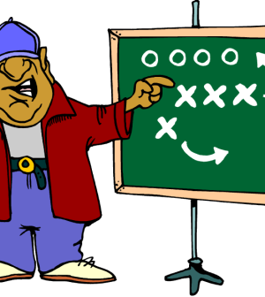 Football coach clipart