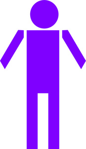 Man Clipart Image - Gender Icons - Male or Man Symbol