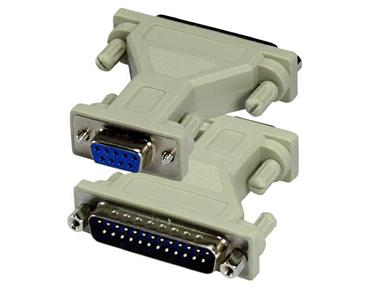 AD-9F25M DB9 Female to DB25 Male Serial Port Adapter