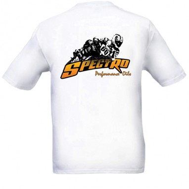 Tee Shirt White Road Race Design ‹ Spectro Oils