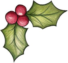 Holly berries clip art