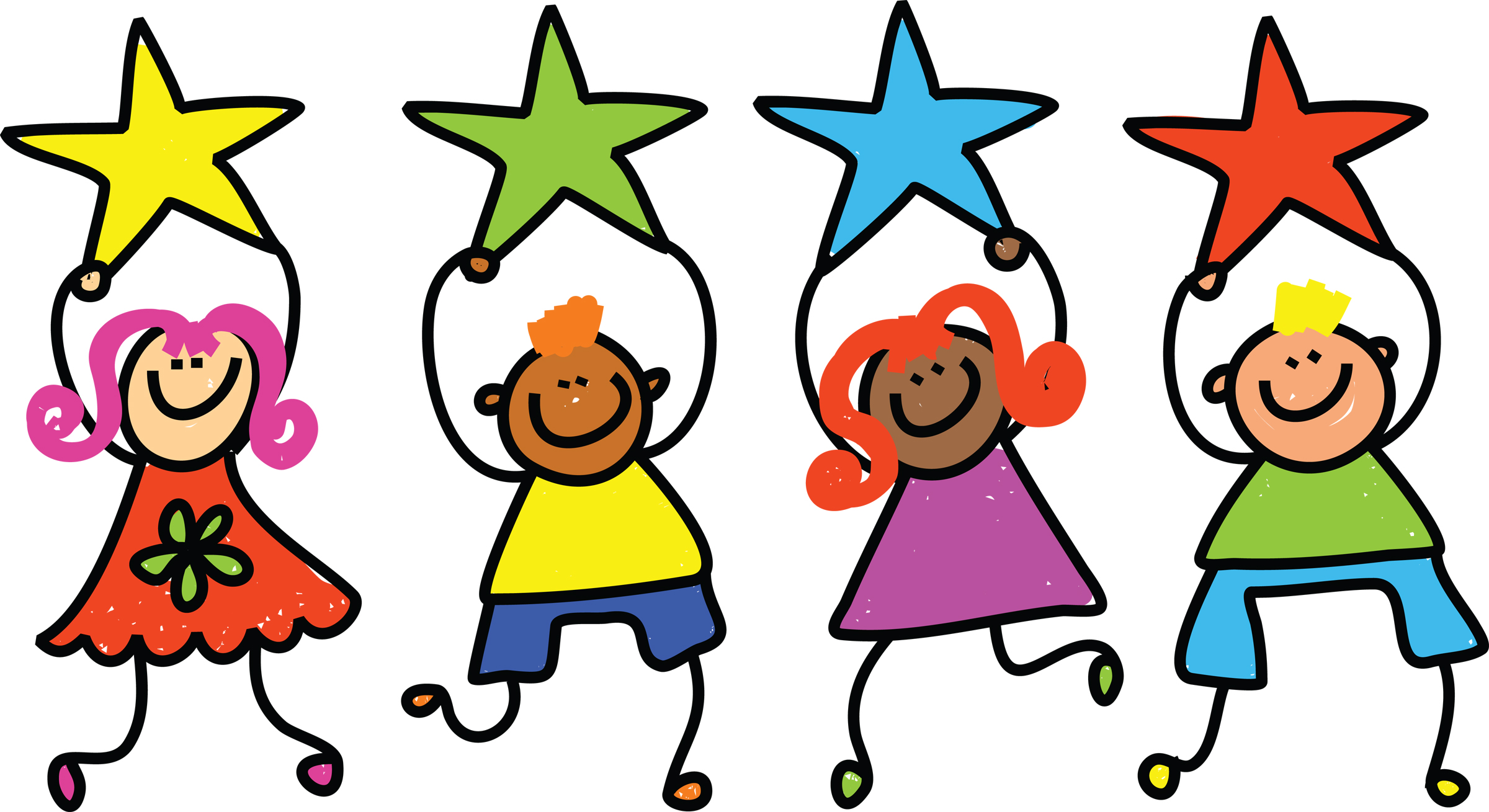 Clipart of school students