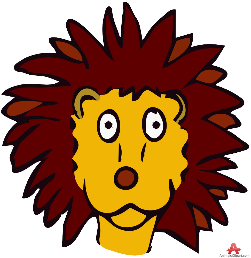 Lions head clip art
