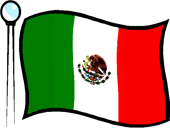 Clipart Of Flag Of Mexico