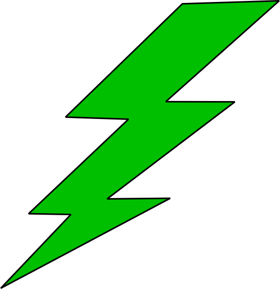 Transparent Lightning Bolt Clipart Best