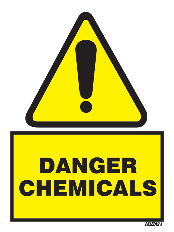 LALIZAS IMO SIGNS - Danger - Harmful Chemicals