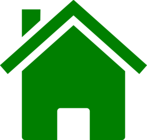 Simple Green House Clip Art - vector clip art online ...