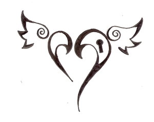 heart tattoo - Best Las Vegas Tattoo Shops Flash Designs