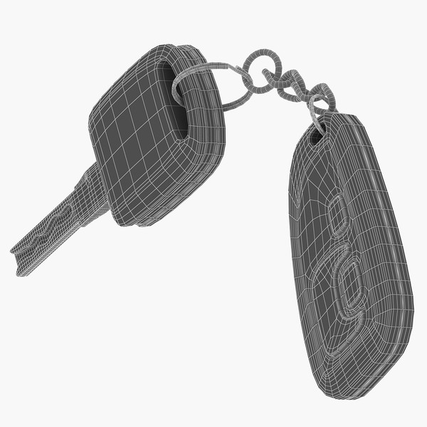 car keys 3d model