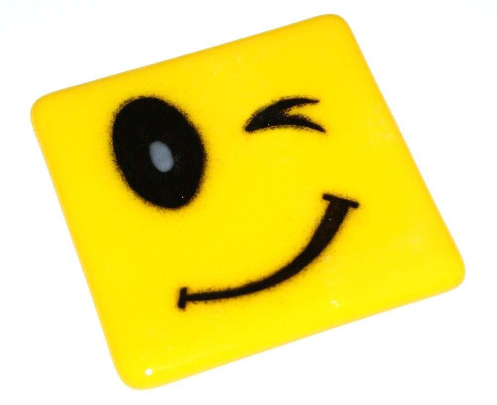 Fusidude Smiley Coaster - Winky