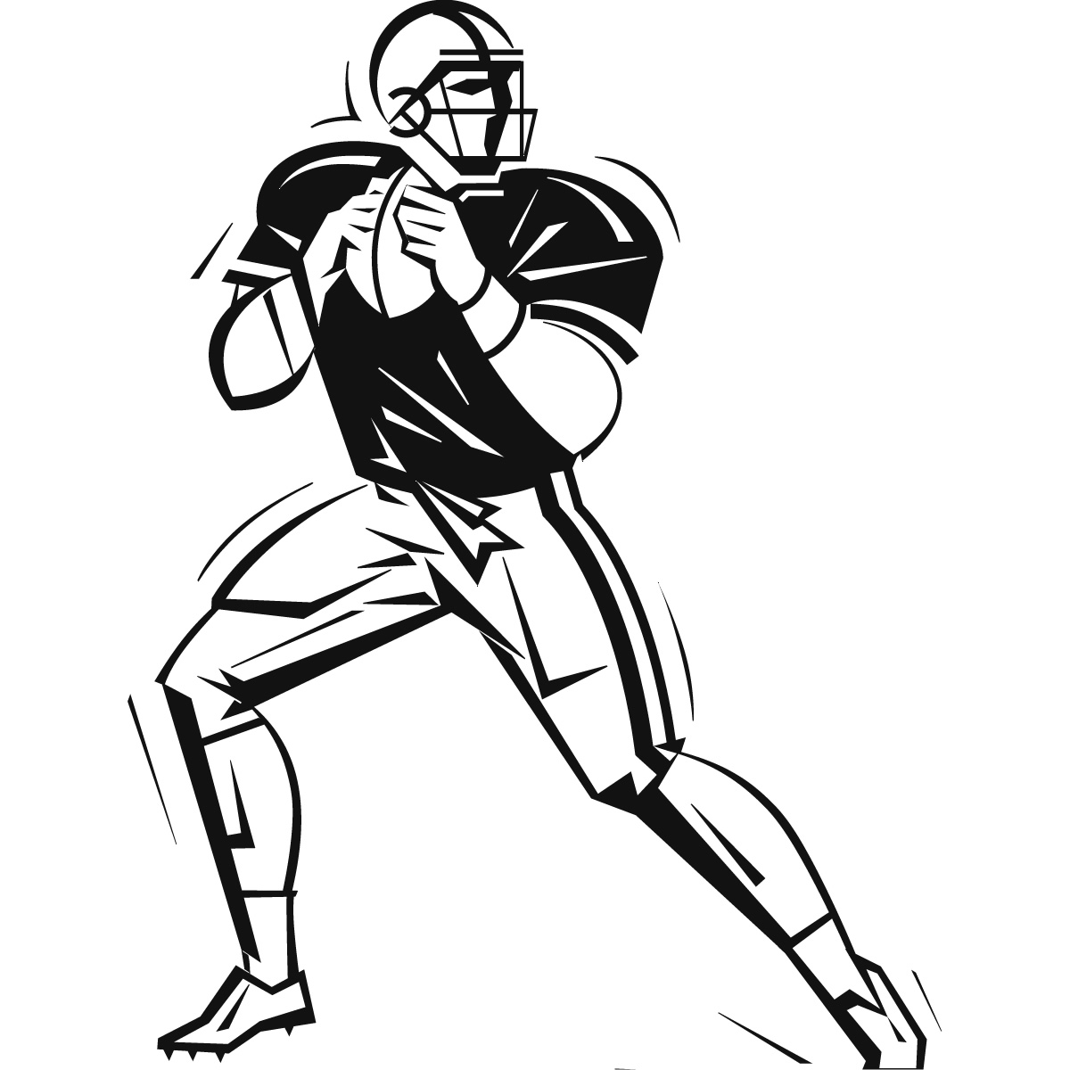 American Football Sport and Hobbies Wall Art Stickers Transfers