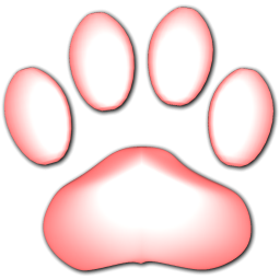 Pink Cat Paw Print Icon, PNG ClipArt Image | IconBug.com