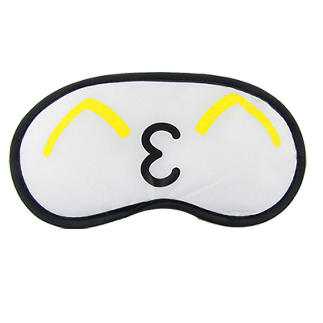 2 Pcs Cartoon Number Print Blindfold Sleeping Eye Mask White