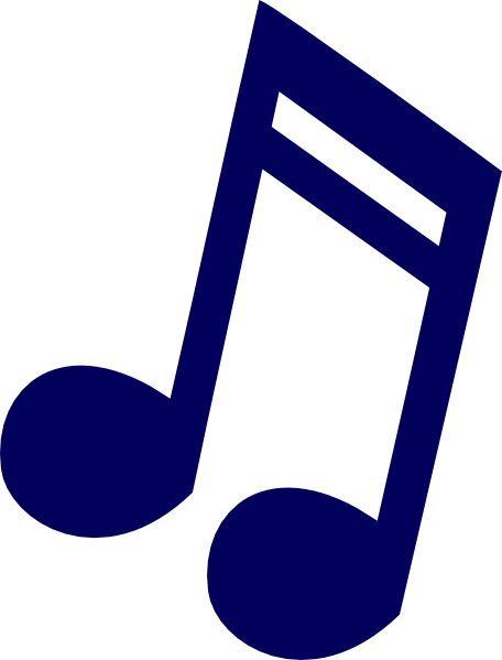 blue music notes png