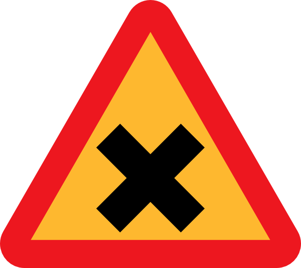 Cross Roads Sign - ClipArt Best