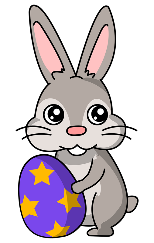 Easter Bunny Egg Clip Art - ClipArt Best