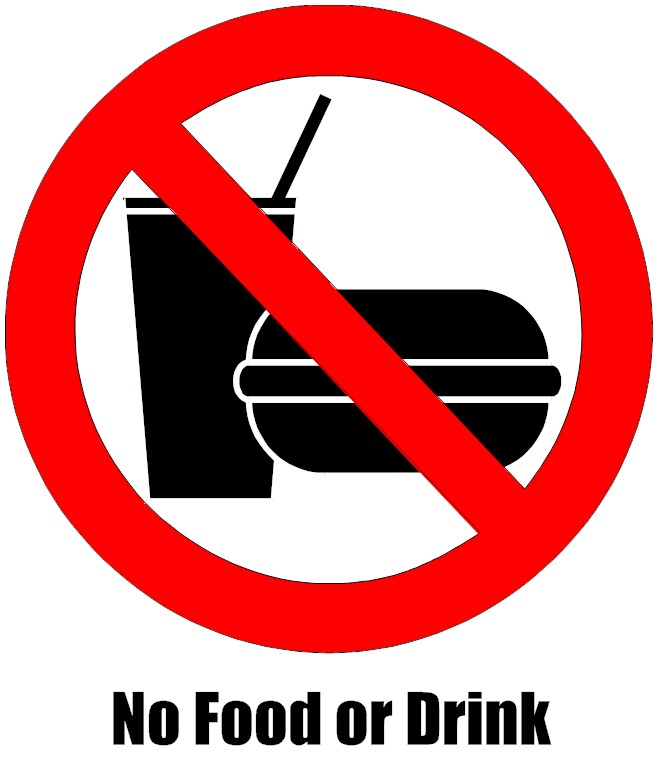 No Food Clipart