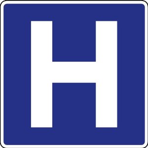 Hospital Street Sign - ClipArt Best