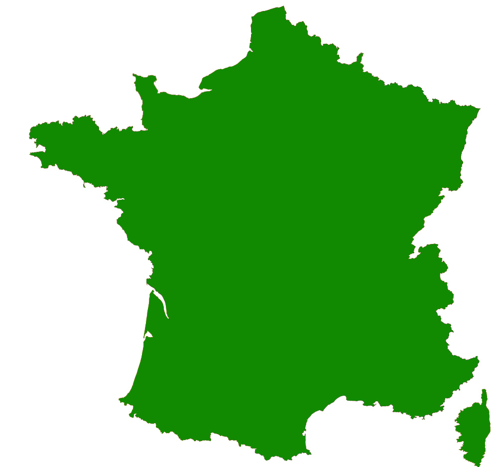 France Map Clipart