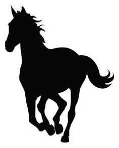 Art, Horse silhouette and Silhouette