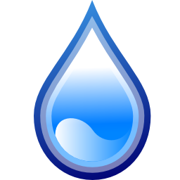 Water drop symbol clipart