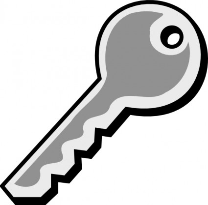 Clip art of key