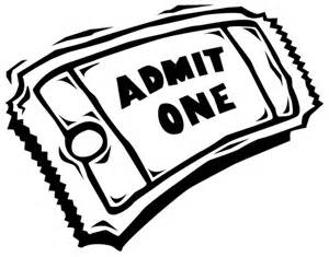 Admission Ticket Coloring Pages