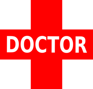 Doctor Logo Red White Clip Art | High Quality Clip Art