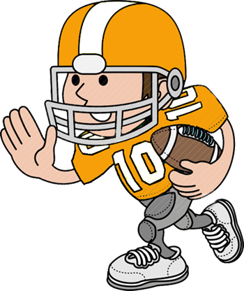 Football Player Clipart Tackle