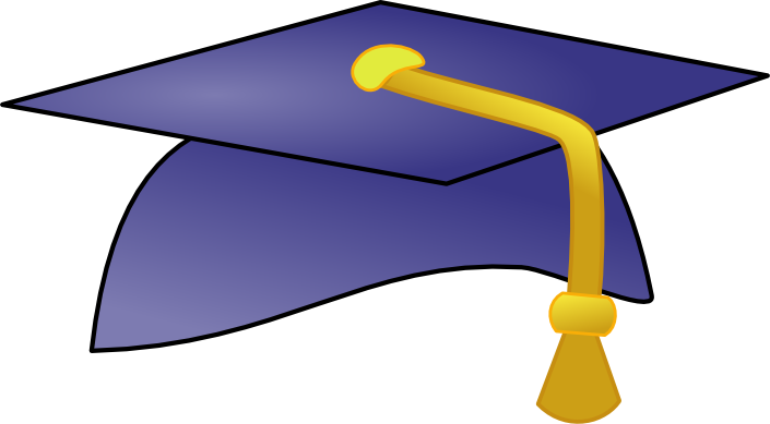 Grad hat clip art