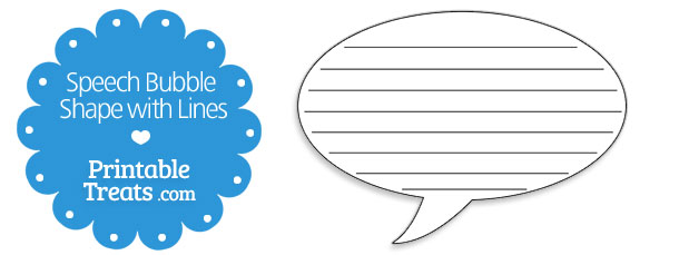 Speech Bubbles With Lines In It - ClipArt Best