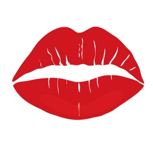 Lip kiss clipart