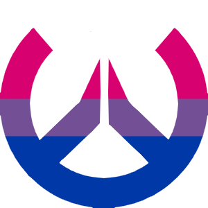 Overwatch bisexual flag logo by poppliio on DeviantArt