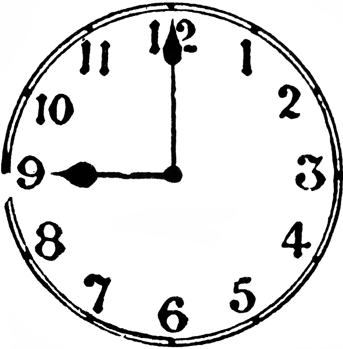 Digital clock clipart for teachers