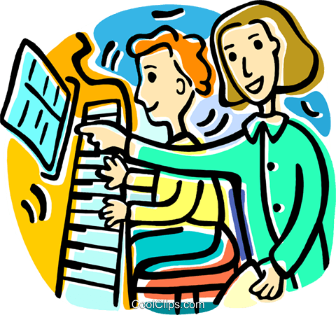 Piano class clipart