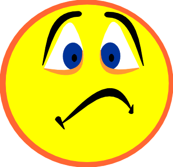 Free clipart unhappy face