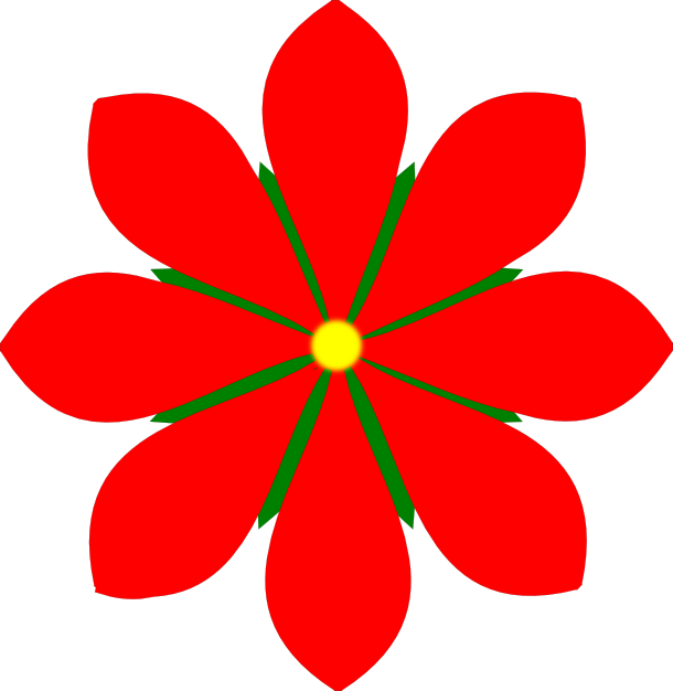 8 Petal Flower - ClipArt Best